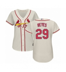 Women's St. Louis Cardinals #29 Alex Reyes Authentic Cream Alternate Cool Base Baseball Player Jersey