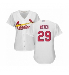 Women's St. Louis Cardinals #29 Alex Reyes Authentic White Home Cool Base Baseball Player Jersey