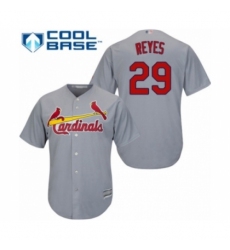 Youth St. Louis Cardinals #29 Alex Reyes Authentic Grey Road Cool Base Baseball Player Jersey