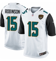 Men's Nike Jacksonville Jaguars #15 Allen Robinson Game White NFL Jersey