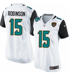 Women's Nike Jacksonville Jaguars #15 Allen Robinson Game White NFL Jersey