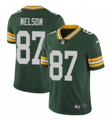 Men's Nike Green Bay Packers #87 Jordy Nelson Green Team Color Vapor Untouchable Limited Player NFL Jersey