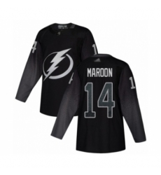 Men's Tampa Bay Lightning #14 Patrick Maroon Authentic Black Alternate Hockey Jersey