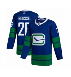 Men's Vancouver Canucks #26 Antoine Roussel Authentic Royal Blue Alternate Hockey Jersey