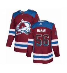 Men's Adidas Colorado Avalanche #56 Cale Makar Authentic Burgundy Drift Fashion NHL Jersey