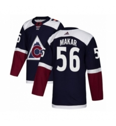 Youth Adidas Colorado Avalanche #56 Cale Makar Premier Navy Blue Alternate NHL Jersey