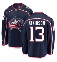 Men's Columbus Blue Jackets #13 Cam Atkinson Fanatics Branded Navy Blue Home Breakaway NHL Jersey