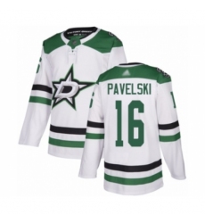 Men's Dallas Stars #16 Joe Pavelski Authentic White Away Hockey Jersey