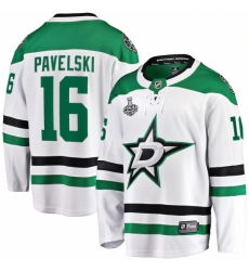 Men's Dallas Stars #16 Joe Pavelski Fanatics Branded White 2020 Stanley Cup Final Bound Away Player Breakaway Jersey