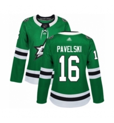 Women's Dallas Stars #16 Joe Pavelski Authentic Green Home Hockey Jersey