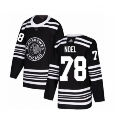 Youth Chicago Blackhawks #78 Nathan Noel Authentic Black Alternate Hockey Jersey