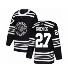 Youth Chicago Blackhawks #27 Jeremy Roenick Authentic Black Alternate Hockey Jersey