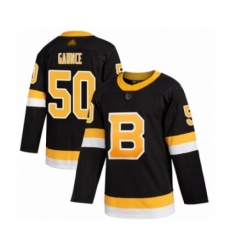 Youth Boston Bruins #50 Brendan Gaunce Authentic Black Alternate Hockey Jersey