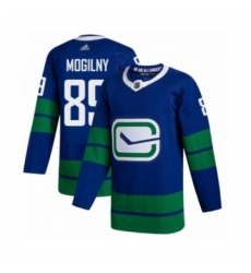 Youth Vancouver Canucks #89 Alexander Mogilny Authentic Royal Blue Alternate Hockey Jersey