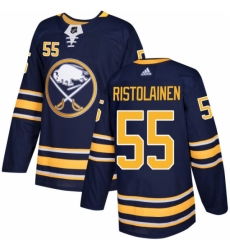 Men's Adidas Buffalo Sabres #55 Rasmus Ristolainen Premier Navy Blue Home NHL Jersey