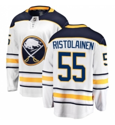 Men's Buffalo Sabres #55 Rasmus Ristolainen Fanatics Branded White Away Breakaway NHL Jersey