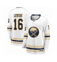 Women's Buffalo Sabres #16 Pat Lafontaine Fanatics Branded White 50th Season Breakaway Hockey Jersey