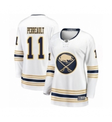 Women's Buffalo Sabres #11 Gilbert Perreault Fanatics Branded White 50th Season Breakaway Hockey Jersey