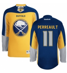 Women's Reebok Buffalo Sabres #11 Gilbert Perreault Authentic Gold Third NHL Jersey