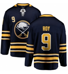 Men's Buffalo Sabres #9 Derek Roy Fanatics Branded Navy Blue Home Breakaway NHL Jersey