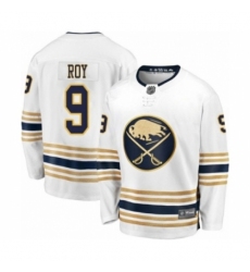 Men's Buffalo Sabres #9 Derek Roy Fanatics Branded White 50th Season Breakaway Hockey Jersey