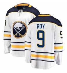 Men's Buffalo Sabres #9 Derek Roy Fanatics Branded White Away Breakaway NHL Jersey