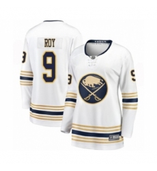 Women's Buffalo Sabres #9 Derek Roy Fanatics Branded White 50th Season Breakaway Hockey Jersey