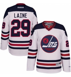 Men's Reebok Winnipeg Jets #29 Patrik Laine Premier White 2016 Heritage Classic NHL Jersey