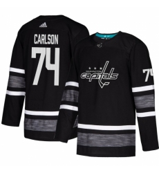 Men's Adidas Washington Capitals #74 John Carlson Black 2019 All-Star Game Parley Authentic Stitched NHL Jersey