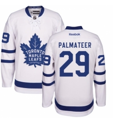 Youth Reebok Toronto Maple Leafs #29 Mike Palmateer Authentic White Away NHL Jersey