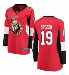 Women's Ottawa Senators #19 Jason Spezza Fanatics Branded Red Home Breakaway NHL Jersey