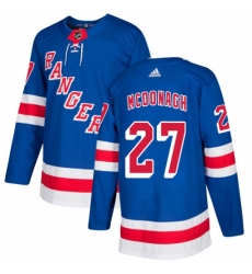 Men's Adidas New York Rangers #27 Ryan McDonagh Premier Royal Blue Home NHL Jersey