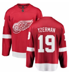 Men's Detroit Red Wings #19 Steve Yzerman Fanatics Branded Red Home Breakaway NHL Jersey
