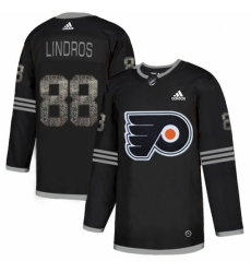 Men's Adidas Philadelphia Flyers #88 Eric Lindros Black Authentic Classic Stitched NHL Jersey