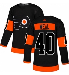 Youth Adidas Philadelphia Flyers #40 Jordan Weal Premier Black Alternate NHL Jersey