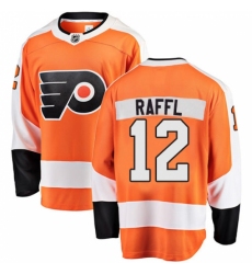 Men's Philadelphia Flyers #12 Michael Raffl Fanatics Branded Orange Home Breakaway NHL Jersey