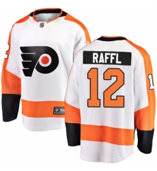 Youth Philadelphia Flyers #12 Michael Raffl Fanatics Branded White Away Breakaway NHL Jersey