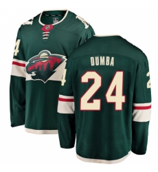 Men's Minnesota Wild #24 Matt Dumba Authentic Green Home Fanatics Branded Breakaway NHL Jersey