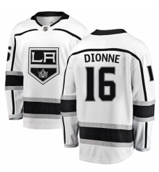 Men's Los Angeles Kings #16 Marcel Dionne Authentic White Away Fanatics Branded Breakaway NHL Jersey