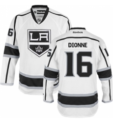 Women's Reebok Los Angeles Kings #16 Marcel Dionne Authentic White Away NHL Jersey