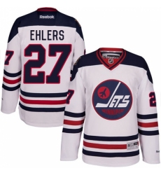 Men's Reebok Winnipeg Jets #27 Nikolaj Ehlers Authentic White 2016 Heritage Classic NHL Jersey