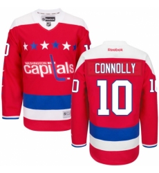 Men's Reebok Washington Capitals #10 Brett Connolly Premier Red Third NHL Jersey