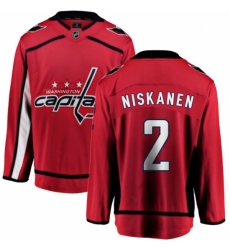 Youth Washington Capitals #2 Matt Niskanen Fanatics Branded Red Home Breakaway NHL Jersey