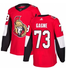 Youth Adidas Ottawa Senators #73 Gabriel Gagne Premier Red Home NHL Jersey