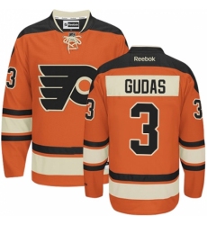 Youth Reebok Philadelphia Flyers #3 Radko Gudas Premier Orange New Third NHL Jersey