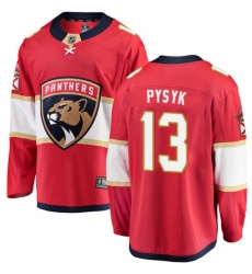 Youth Florida Panthers #13 Mark Pysyk Fanatics Branded Red Home Breakaway NHL Jersey