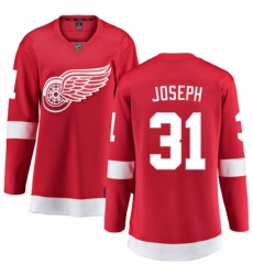 Women's Detroit Red Wings #31 Curtis Joseph Fanatics Branded Red Home Breakaway NHL Jersey