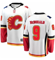 Youth Calgary Flames #9 Lanny McDonald Fanatics Branded White Away Breakaway NHL Jersey