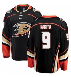 Men's Anaheim Ducks #9 Paul Kariya Fanatics Branded Black Home Breakaway NHL Jersey