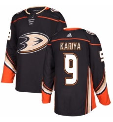 Youth Adidas Anaheim Ducks #9 Paul Kariya Authentic Black Home NHL Jersey